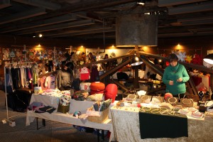 Weihnachtsmarktstände in den Eindickern der ehemaligen Erzaufbereitung